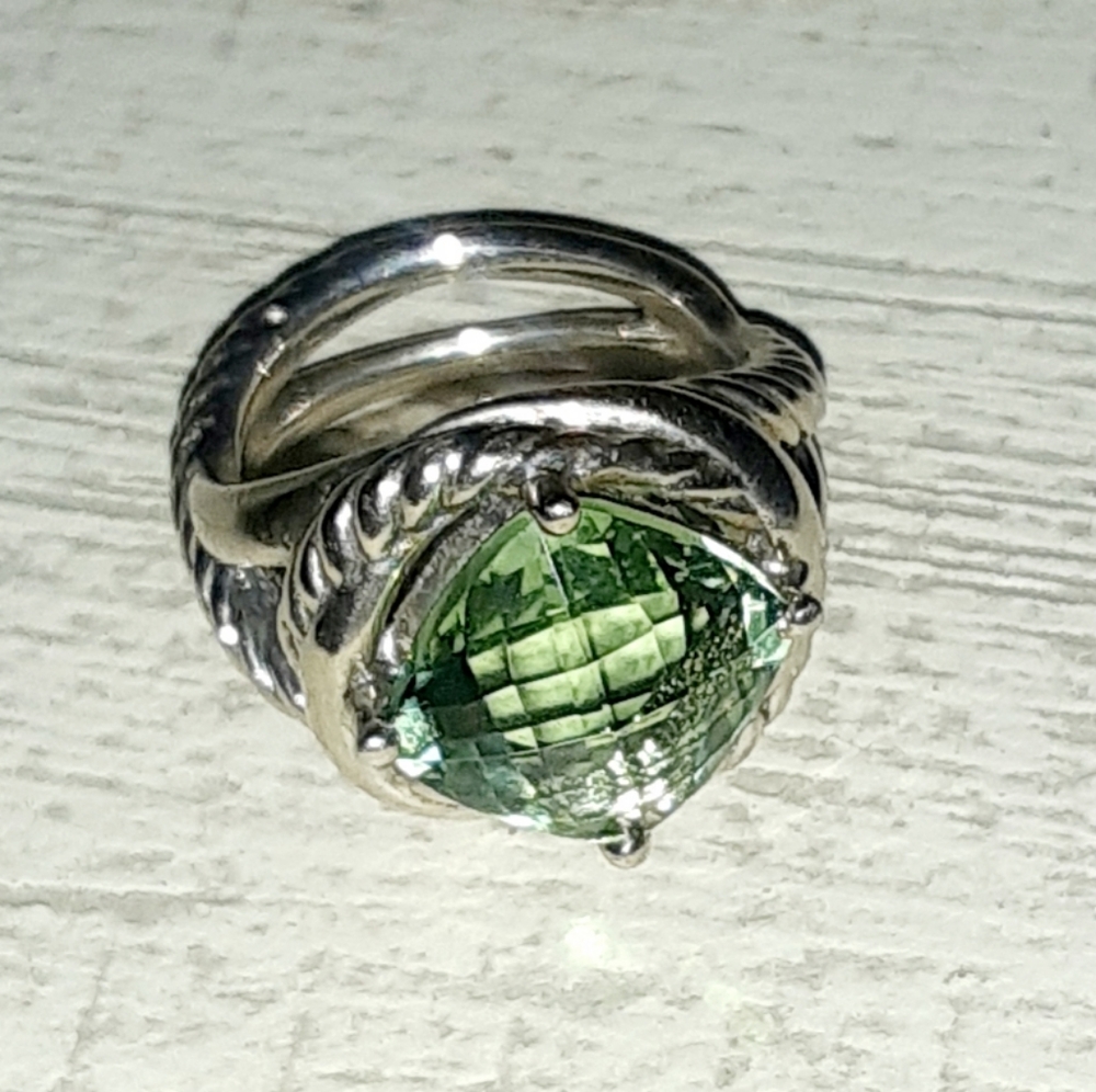 David Yurman Prasiolite Infinity Collection Ring